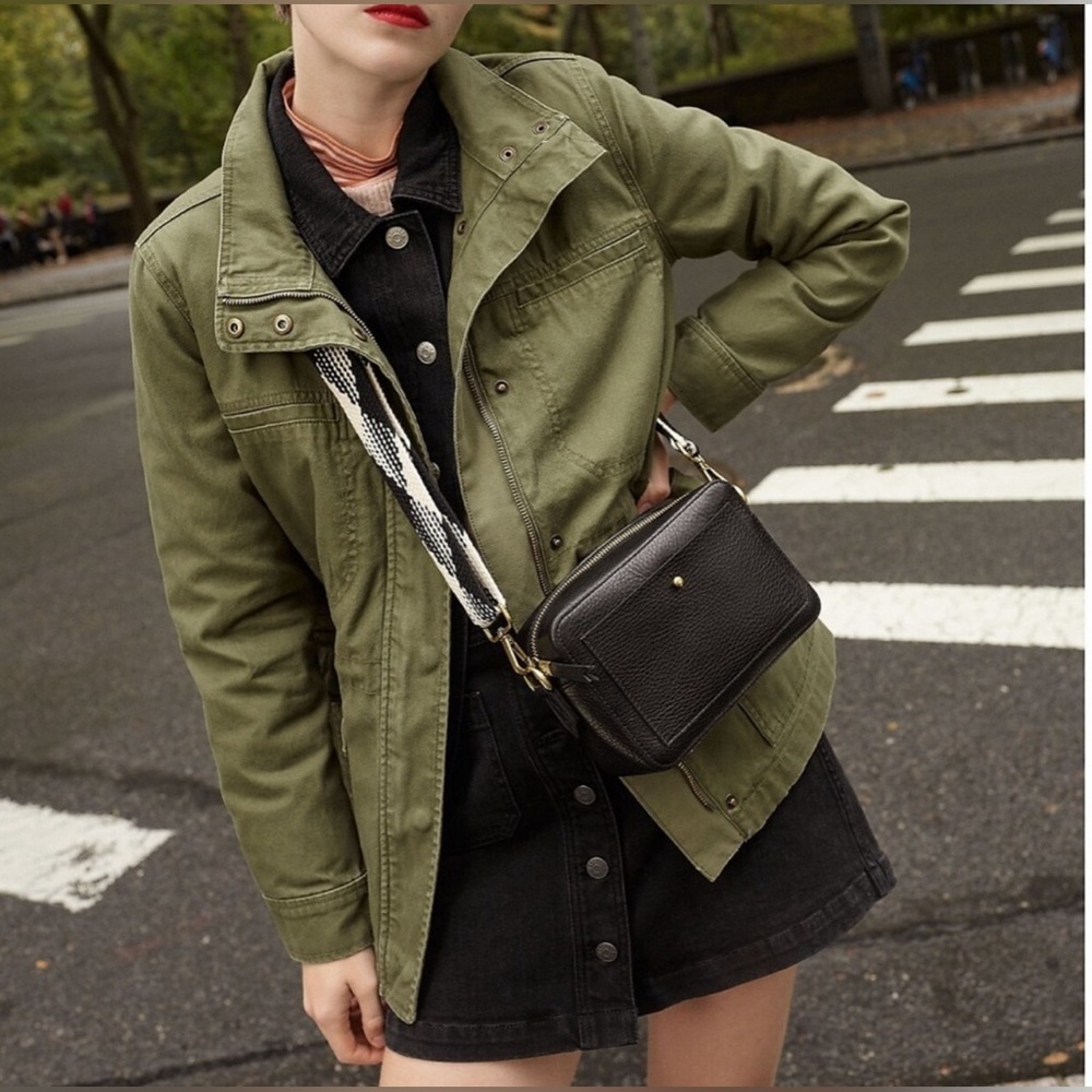 MADEWELL Dispatch Jacket Military-Inspired Olive Green Size Medium